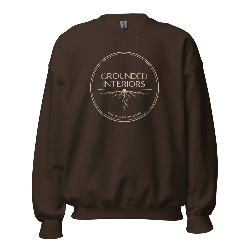 Rooted in Asheville Sweater (Small, Dark Chocolate)